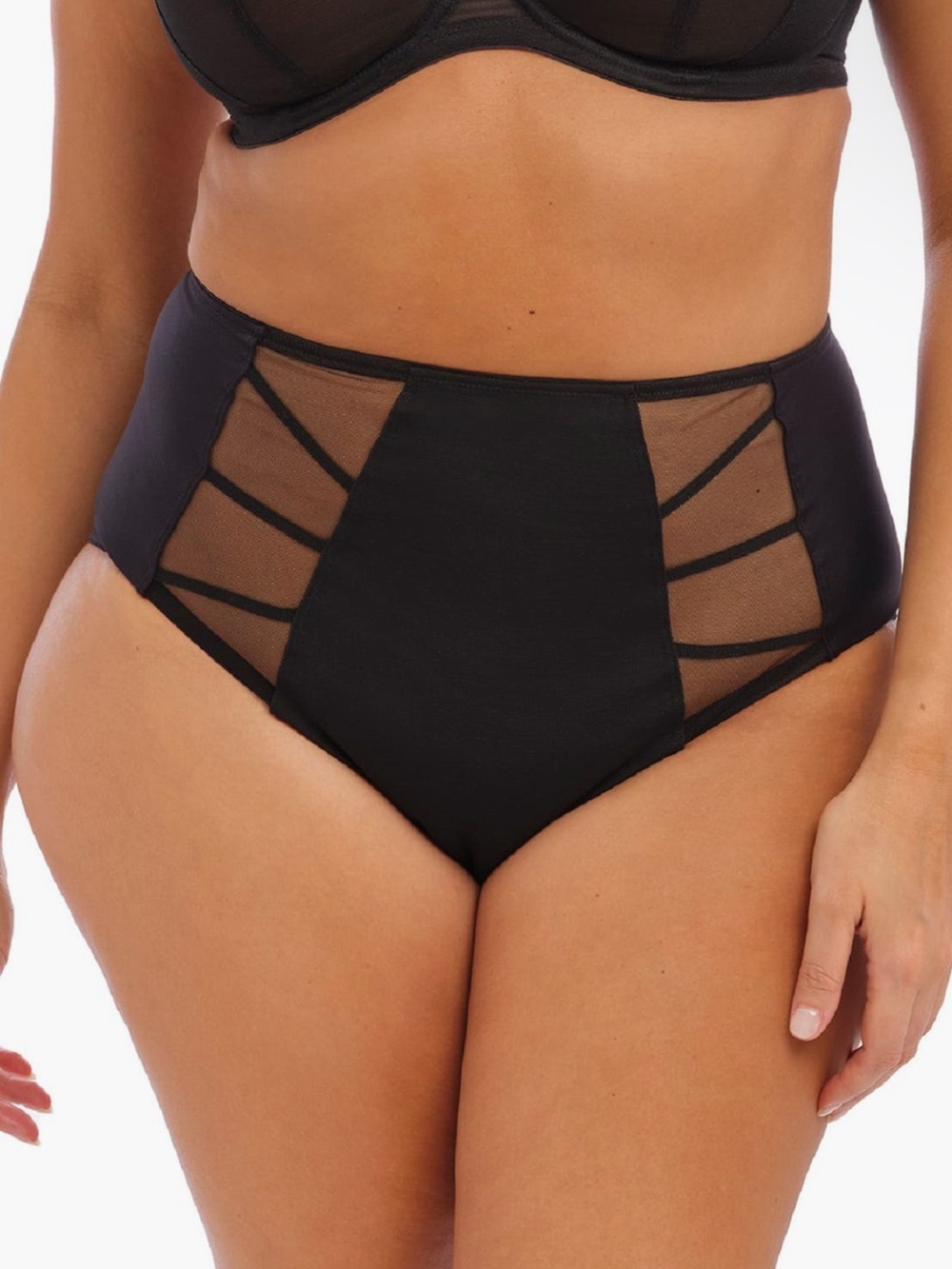 ELOMI EL4358 SACHI FULL BRIEF PANTY BLACK XXS NWOT
